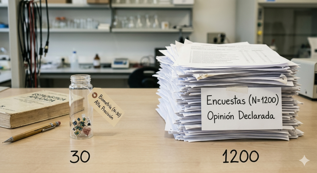 El N en la investigación de mercado tradicional vs Neuromarketing