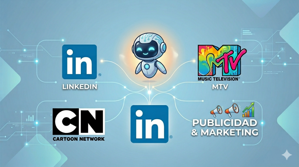 LinkedIn, Cartoon Network, MTV y la Publicidad